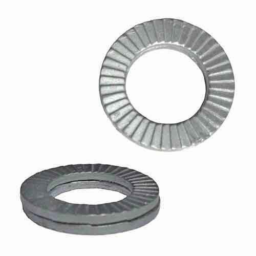 NL12 1/2" Wedge-Locking Washer, Zinc Flake, 200 pair/box